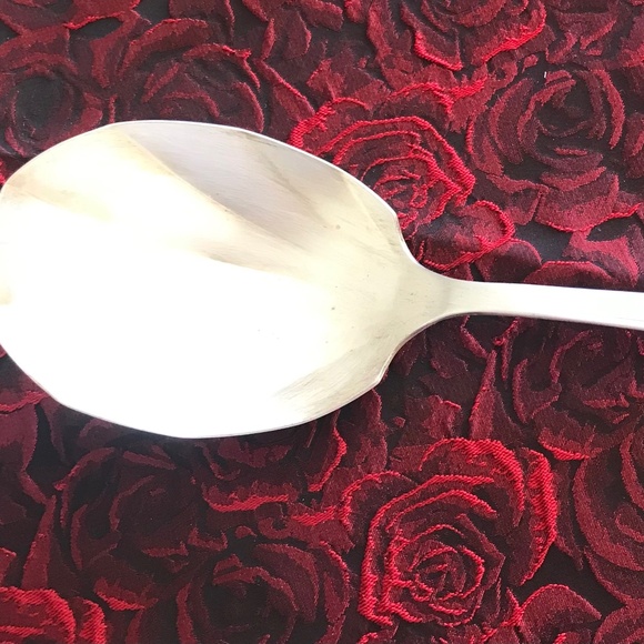 1932 Vintage Silver Plated Clamshell Casserole Serving Spoon - Picture 4 of 8